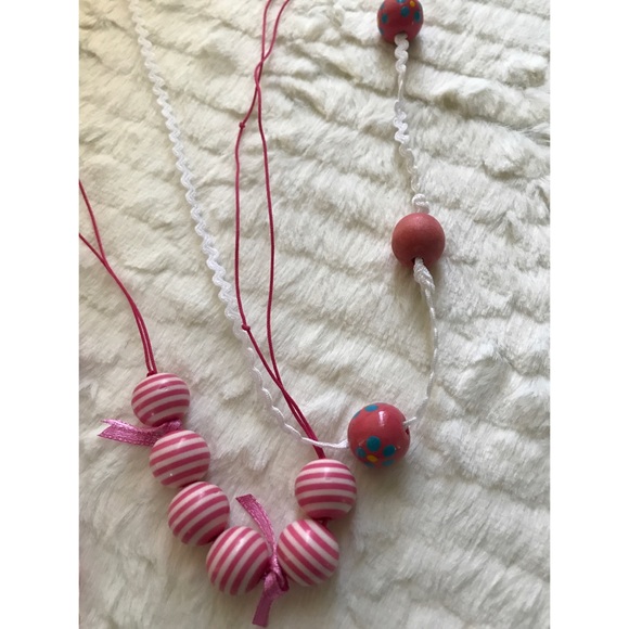 Pink Patterned Necklace - Picture 4 of 7
